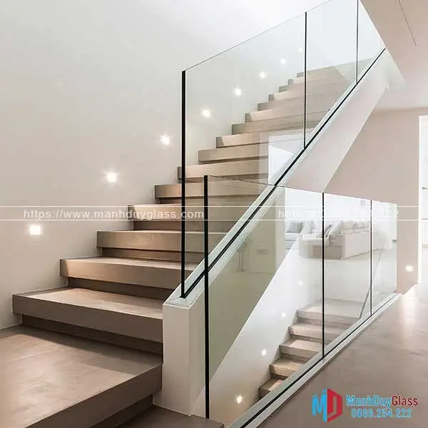 Lan can trụ âm sàn