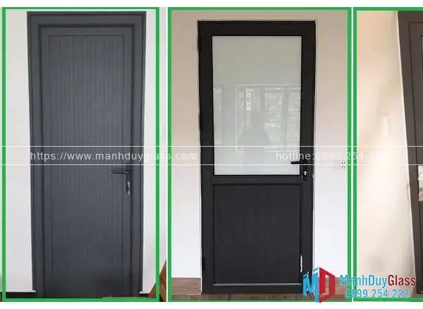 Cửa nhôm kính phòng ngủ đẹp