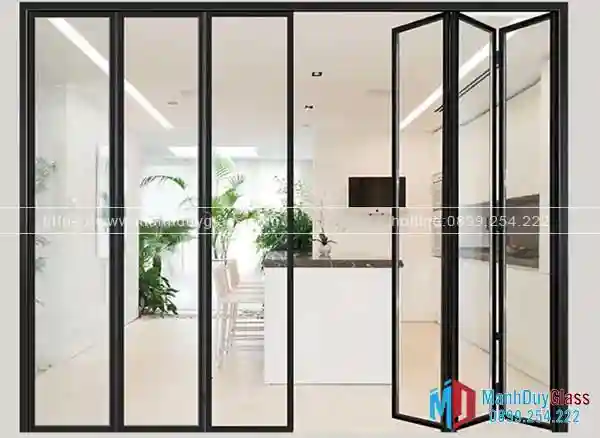 Cửa Xingfa Slim tích hợp khóa thông minh