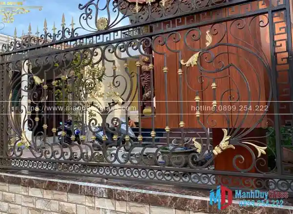 Hàng rào sắt nghệ thuật hiện đại