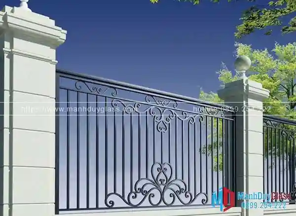 Khung sắt nghệ thuật cho hàng rào