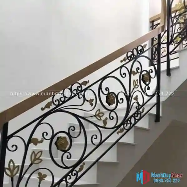 Lan can sắt nghệ thuật hoa văn