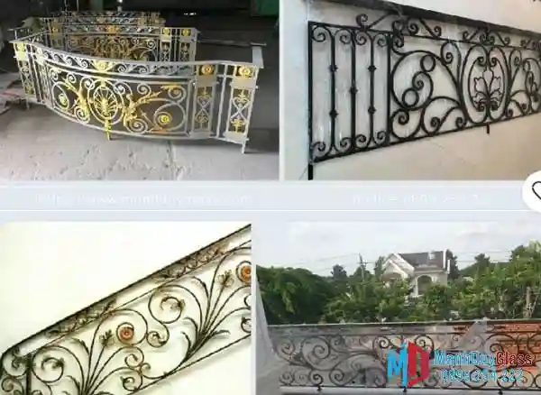 Lan can sắt mỹ thuật sử dụng công nghệ CNC