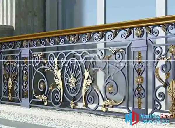 Lan can sắt nghệ thuật hiện đại