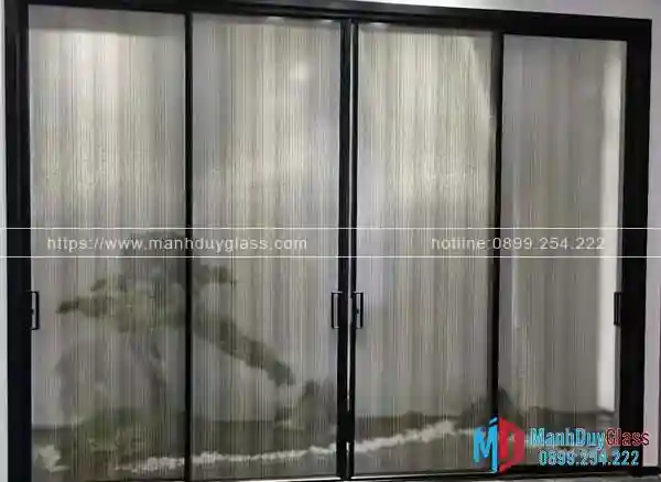 Mẫu cửa nhôm Xingfa Slim 4 cánh đẹp
