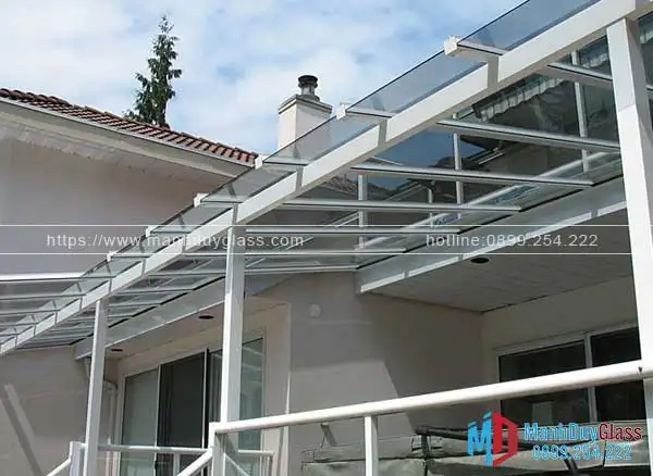 Quy trình thi công mái kính khung inox cho công trình lớn