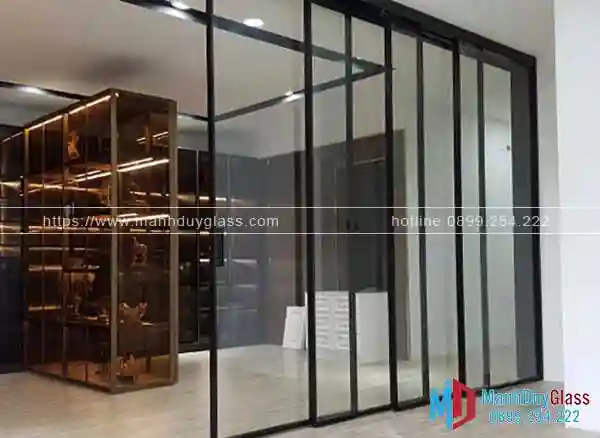 Thi công cửa nhôm kính Xingfa Slim