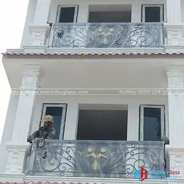 Thi công lan can sắt mỹ thuật
