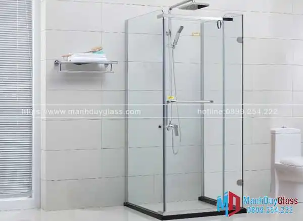 Vách kính cường lực phòng tắm an toàn