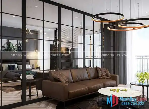 Vách ngăn phòng khách đẹp